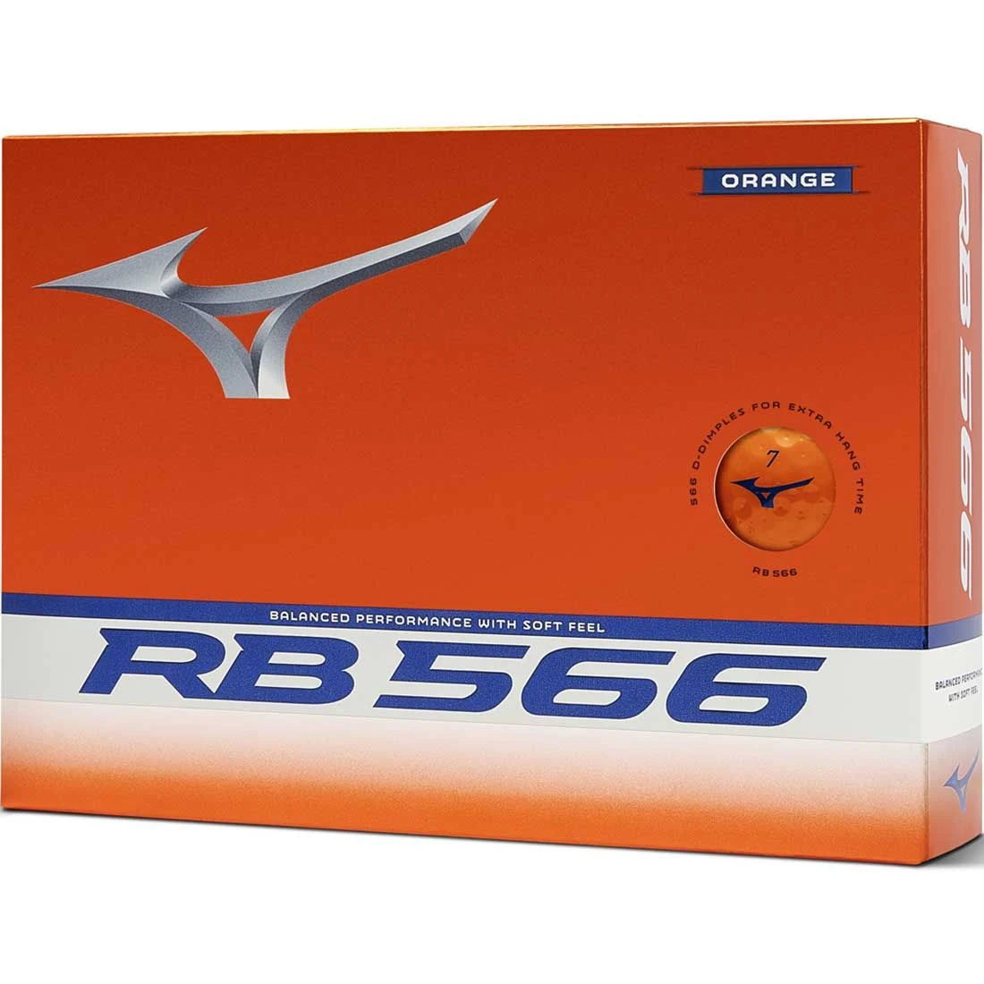 Mizuno RB 566 Orange Golf Balls 3 Mizuno RB 566 Orange Golf Balls