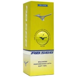 Mizuno RB 566 Yellow Golf Balls -EliteGolf Store 2023 mizuno rb 566 yellow golf balls sleeve itempicture