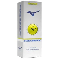 Mizuno RB Max Yellow Golf Balls -EliteGolf Store 2023 mizuno rb max yellow golf balls sleeve itempicture