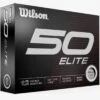 Wilson Staff Wilson 50 Elite White Golf Balls -EliteGolf Store 2023 wilson 50 elite white golf balls box itempicture