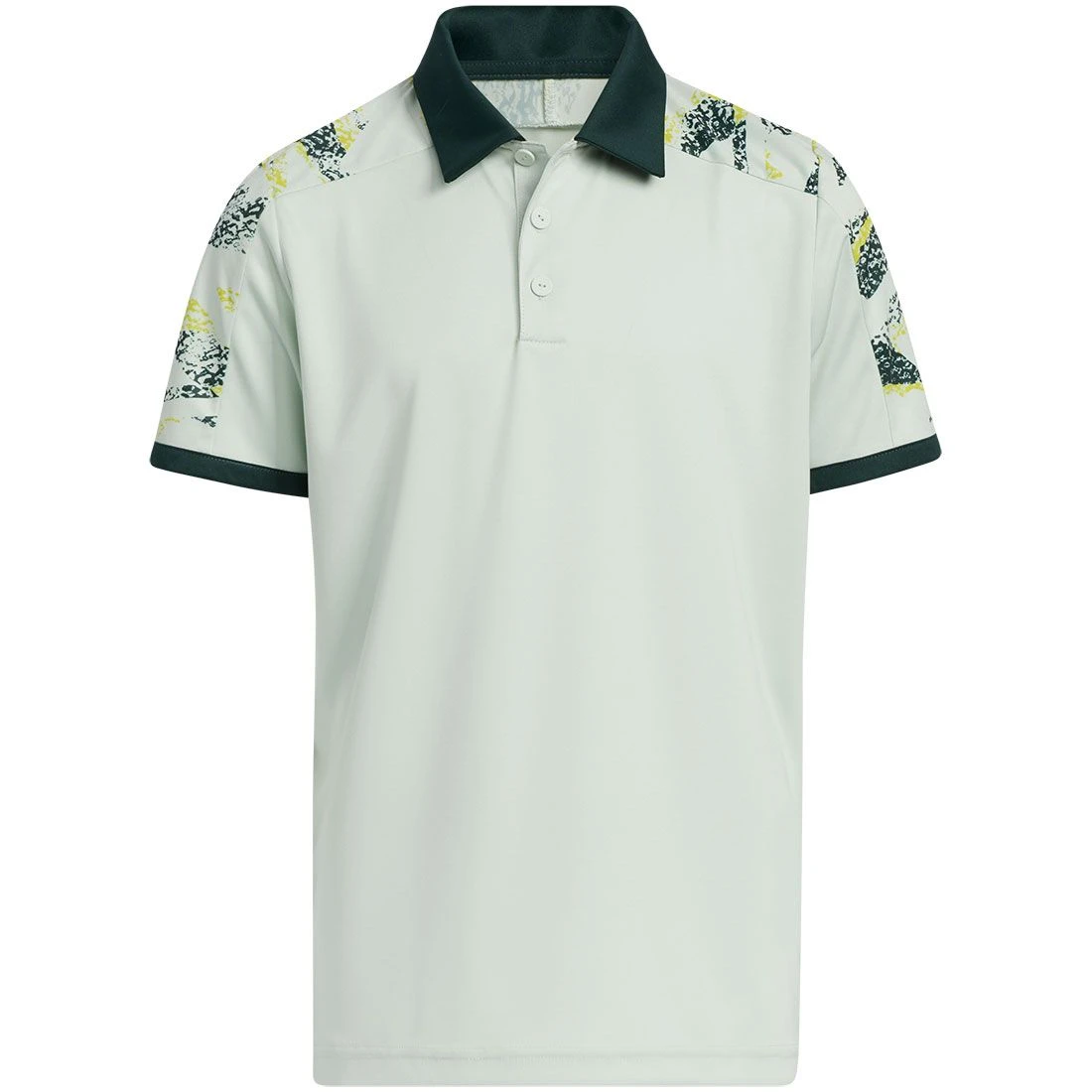 Front Page -EliteGolf Store adidas 2022 boys print colorblock polo linen green itempicture