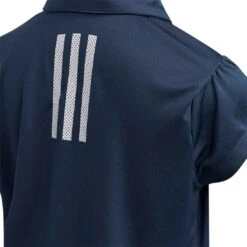 Adidas 2022 Girls Performance Polo -EliteGolf Store adidas 2022 girls performance polo crew navy detail itempicture
