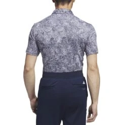 Adidas Aerial Jacquard Polo -EliteGolf Store adidas 2023 aerial jacquard polo grey three back itempicture