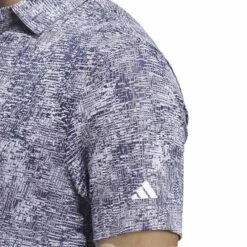 Adidas Aerial Jacquard Polo -EliteGolf Store adidas 2023 aerial jacquard polo grey three detail1 itempicture