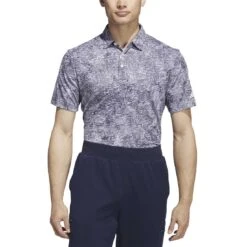 Adidas Aerial Jacquard Polo -EliteGolf Store adidas 2023 aerial jacquard polo grey three itempicture
