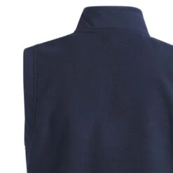 Adidas Boys Fleece Layering Vest -EliteGolf Store adidas 2023 boys fleece layering vest collegiate navy detail1 itempicture