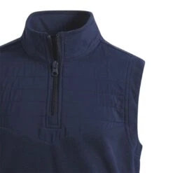 Adidas Boys Fleece Layering Vest -EliteGolf Store adidas 2023 boys fleece layering vest collegiate navy detail3 itempicture