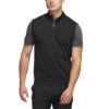 Adidas Elevated Quarter Zip Vest -EliteGolf Store adidas 2023 elevated quarter zip vest black itempicture