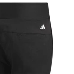Adidas Girls Pull-On Pants -EliteGolf Store adidas 2023 girls pull on pants black back detail itempicture