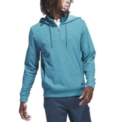 Adidas Go To 1/4 Zip Hoodie -EliteGolf Store adidas 2023 go to quarter zip hoodie arctic fusion itempicture