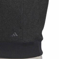 Adidas Go To 1/4 Zip Hoodie -EliteGolf Store adidas 2023 go to quarter zip hoodie black detail hip itempicture