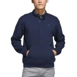 Adidas Go-To Quarter Zip Pullover 10 Adidas Go-To Quarter Zip Pullover -EliteGolf Store adidas 2023 go to quarter zip pullover collegiate navy itempicture