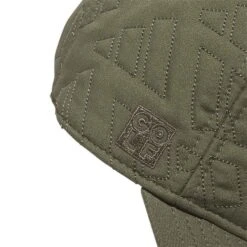 Adidas Insulated Quilted 5-Panel Hat -EliteGolf Store adidas 2023 insulated quilted 5 panel hat olive strata detail itempicture