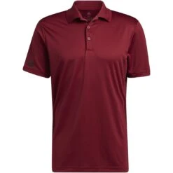 Adidas Performance Polo -EliteGolf Store adidas 2023 performance polo collegiate burgundy itempicture