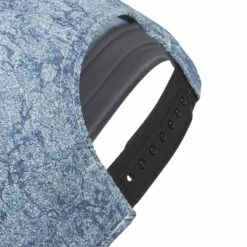 Adidas Tour Print Snapback Hat -EliteGolf Store adidas 2023 tour print snapback hat semi flash aqua back detail itempicture