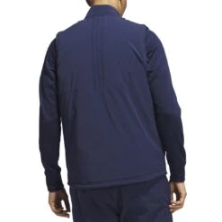 Adidas Ultimate365 Tour Frostguard Padded Jacket -EliteGolf Store adidas 2023 ultimate365 tour frostguard padded jacket collegiate navy back itempicture