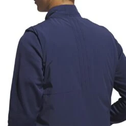 Adidas Ultimate365 Tour Frostguard Padded Jacket -EliteGolf Store adidas 2023 ultimate365 tour frostguard padded jacket collegiate navy detail back itempicture