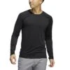 Adidas UPF Base Layer -EliteGolf Store adidas 2023 upf base layer black front itempicture