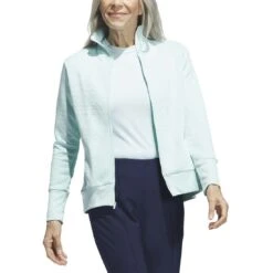 Adidas Women's COLD.RDY Jacket 14 Adidas Women's COLD.RDY Jacket -EliteGolf Store adidas 2023 womens cold rdy jacket semi flash aqua open itempicture