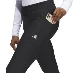 Adidas Women's COLD.RDY Leggings -EliteGolf Store adidas 2023 womens cold rdy leggings black detail pocket itempicture
