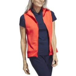 Adidas Women's COLD.RDY Vest 10 Adidas Women's COLD.RDY Vest -EliteGolf Store adidas 2023 womens cold rdy vest bright red open itempicture