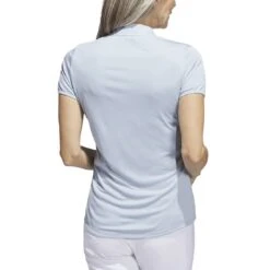 Adidas Women's Essentials Dot Polo -EliteGolf Store adidas 2023 womens essentials dot polo wonder blue back itempicture