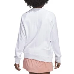 Adidas Women's Made With Nature Sweatshirt 11 Adidas Women's Made With Nature Sweatshirt -EliteGolf Store adidas 2023 womens made with nature sweatshirt white back itempicture