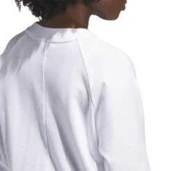 Adidas Women's Made With Nature Sweatshirt 13 Adidas Women's Made With Nature Sweatshirt -EliteGolf Store adidas 2023 womens made with nature sweatshirt white detail1 itempicture