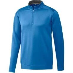 Adidas Club Quarter Zip Pullover -EliteGolf Store adidas club quarter zip pullover pulse blue itempicture