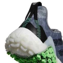 Adidas Codechaos 22 Golf Shoes Grey Three/Black/Beam Green 13 Adidas Codechaos 22 Golf Shoes Grey Three/Black/Beam Green -EliteGolf Store adidas codechaos 22 boa golf shoes grey three black beam green back detail itempicture