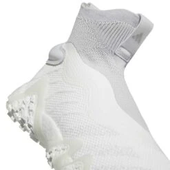 Adidas Codechaos Laceless Golf Shoes White/Dash Grey -EliteGolf Store adidas codechaos laceless golf shoes white dash grey detail cuff itempicture