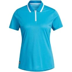 Adidas F21 Women's Equipment Short Sleeve Polo 8 Adidas F21 Women's Equipment Short Sleeve Polo -EliteGolf Store adidas f21 womens equipement short sleeve polo sonic aqua itempicture
