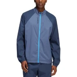 Adidas Provisional Jacket -EliteGolf Store adidas fw22 provisional jacket crew navy front itempicture