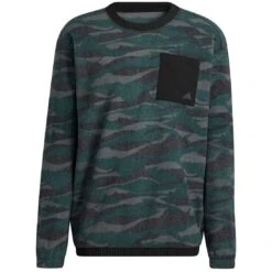 Adidas Texture Print Crewneck 10 Adidas Texture Print Crewneck -EliteGolf Store adidas fw22 texture print crewneck black grey six hero itempicture