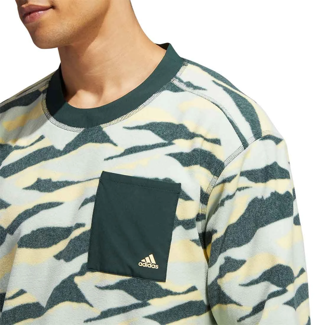 Adidas Texture Print Crewneck 7 Adidas Texture Print Crewneck - Image 5