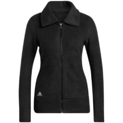 Adidas Women's Polar Fleece Jacket 11 Adidas Women's Polar Fleece Jacket -EliteGolf Store adidas fw22 womens polar fleece jacket black hero itempicture