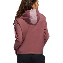 Adidas Women's Provisional Jacket -EliteGolf Store adidas fw22 womens provisional jacket quiet crimson back itempicture