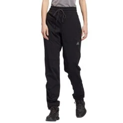 Adidas Women's RAIN.RDY Pants -EliteGolf Store adidas fw22 womens rain rdy pants black front itempicture