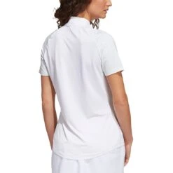 Adidas FW22 Women's Ultimate365 Printed Polo -EliteGolf Store adidas fw22 womens ultimate365 printed polo white back itempicture