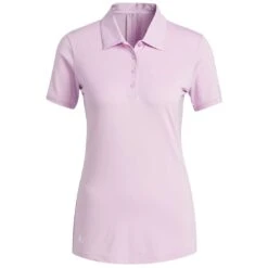 Adidas 2022 Women's Ultimate365 Solid Polo -EliteGolf Store adidas fw22 womens ultimate365 solid polo bliss lilac itempicture
