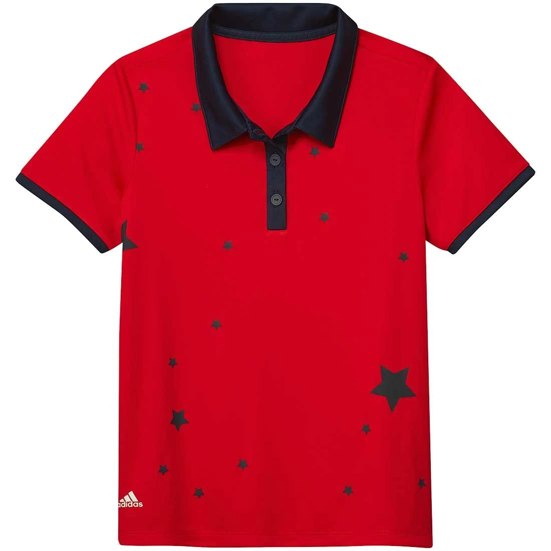 Adidas Girls Printed Short Sleeve Polo 3 Adidas Girls Printed Short Sleeve Polo