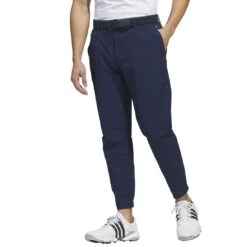 Adidas Go-To Commuter Primegreen Pants -EliteGolf Store adidas go to commuter primegreen pants collegiate navy front itempicture