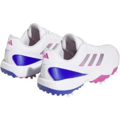 Adidas Juniors ZG23 Golf Shoes White/Lucid Fuchsia 14 Adidas Juniors ZG23 Golf Shoes White/Lucid Fuchsia -EliteGolf Store adidas juniors zg23 golf shoes white lucid fuchsia back itempicture