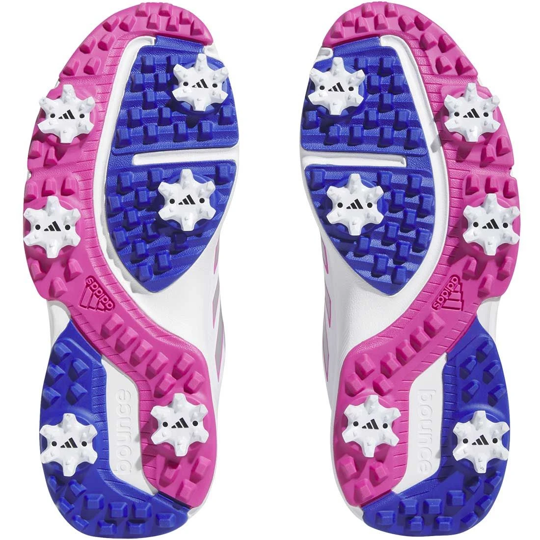 Adidas Juniors ZG23 Golf Shoes White/Lucid Fuchsia 4 Adidas Juniors ZG23 Golf Shoes White/Lucid Fuchsia - Image 2