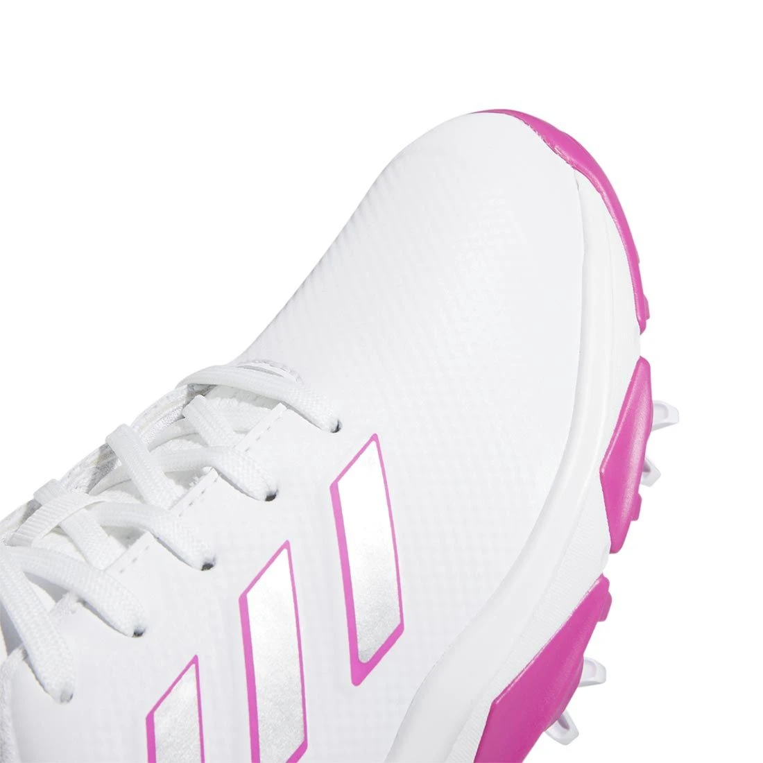 Adidas Juniors ZG23 Golf Shoes White/Lucid Fuchsia 9 Adidas Juniors ZG23 Golf Shoes White/Lucid Fuchsia - Image 7