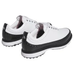 Adidas MC80 Golf Shoes White/Black/Red -EliteGolf Store adidas mc80 golf shoes white black red back itempicture