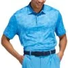 Adidas Prisma Print Polo -EliteGolf Store adidas prisma print polo pulse blue itempicture