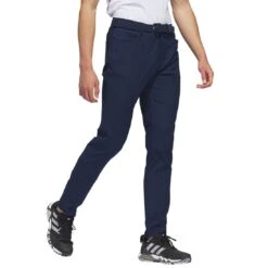Adidas Go-To 5-Pocket Tapered Pants -EliteGolf Store adidas s23 go to 5 pocket tapered pants collegiate navy walk itempicture