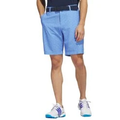 Adidas Ultimate365 Printed 9 Inch Shorts 13 Adidas Ultimate365 Printed 9 Inch Shorts -EliteGolf Store adidas s23 ultimate365 printed 9 inch shorts blue fusion front itempicture