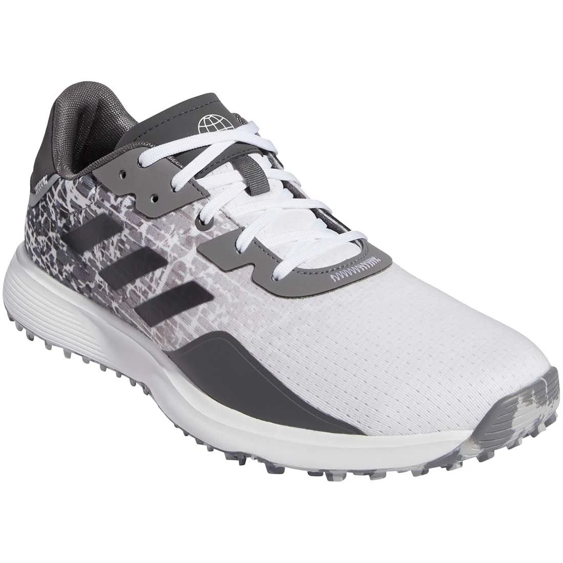 Adidas S2G Spikeless Golf Shoes White/Grey Three/Grey Two 5 Adidas S2G Spikeless Golf Shoes White/Grey Three/Grey Two - Image 3